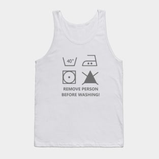 Washing instructions Tank Top